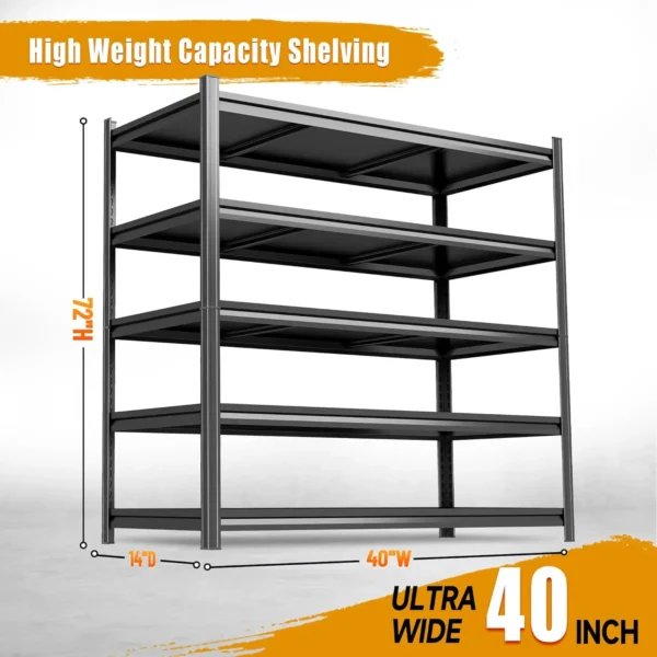 Heavy Duty Garage Shelving Metal Storage Shelves