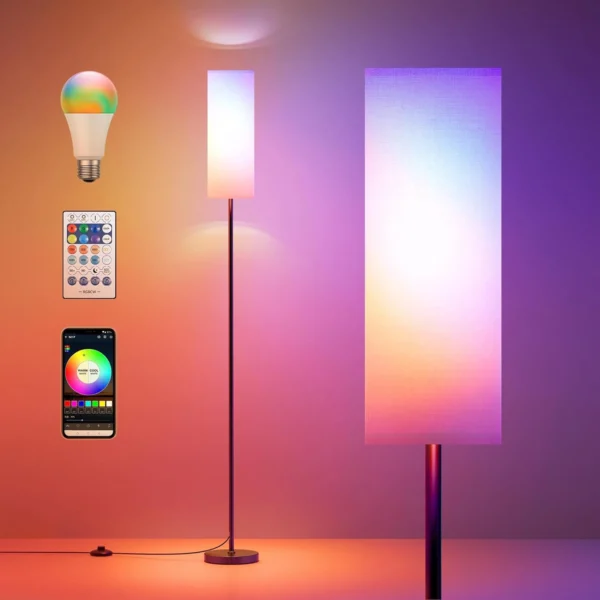 Modern Floor Lamp Standing Tall Light Foot